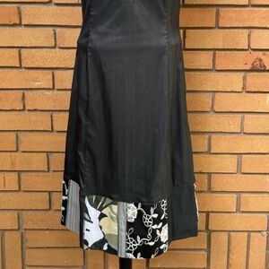 Piazza Sempione EUC stunning little black dress. Stretchy silk. Fun hem. Love!